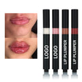 Vegan Collagen Moisturizer Lip Plumper Gloss Pen with Long-lasting Effect Rich Lips & Instant Plumping Custom Logo