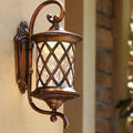 Professional Factory Production Brushed Antique Brass Vintage Luxury Outdoor Wall Lamp for Farden Yard JY7118