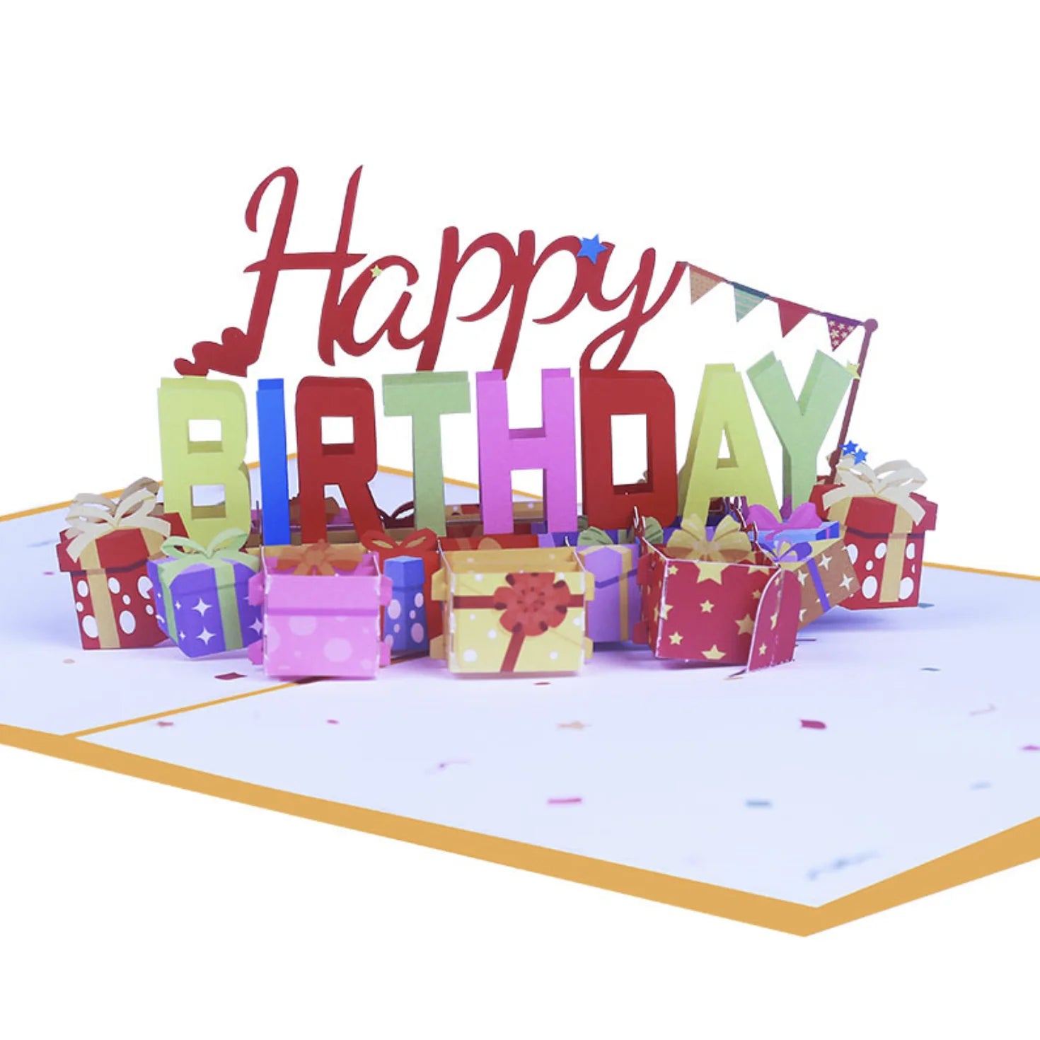 2021 New Design Fancy 3D Pop-up Birthday Greeting Card Offset Printing for Christmas Occasions