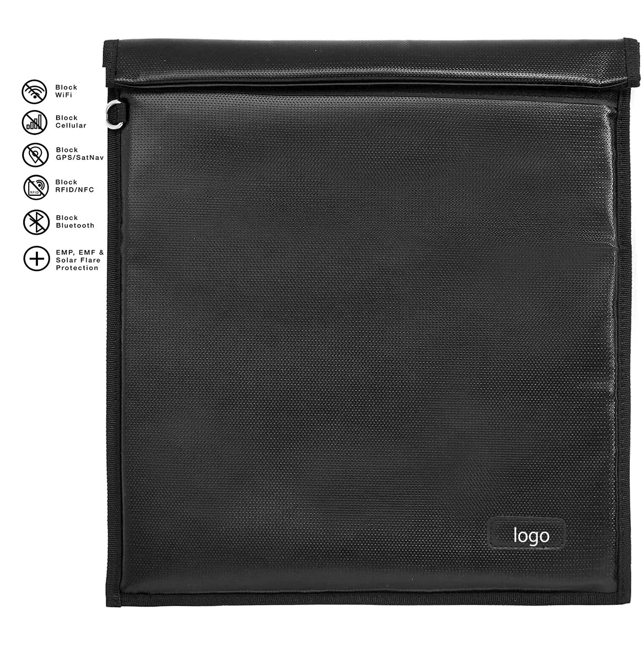 Fireproof & Waterproof Faraday Bags 9.8 X 11 Inches Cage for Faraday Key Fob Protector Cell Phone  Car RFID