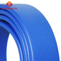 Factory Supply Outdoor Product Use 25mm Abrasion Resistant Leather Texture PVC Coated Weldable Waterproof Eco-friendly Webbing