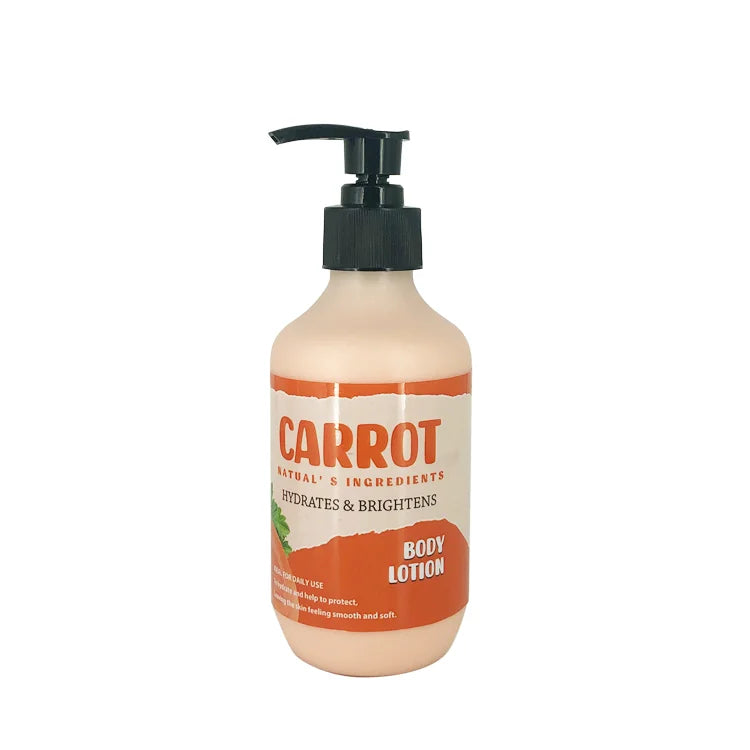 Moisturizing Carrot Body Lotion Skin Anti Dryness Hydrating Body Lotion Skin Care Products Beauty Products for Women