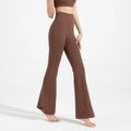 New Arrival Wide Leg Flared Leggings Back Pockets High Waist Hip Lifting Yoga Leggings