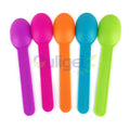 Wholesale Biodegradable Corn Starch Ice Cream Spoons Customizable Disposable Cutlery with Free Samples