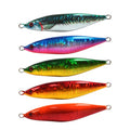 160g 200g 300g 400g  Saltwater Lures Assist Hook Pitch Fishing Metal Jig Lead Head Spinner Blade Fast Slow Fall Pitch Jigs Fish