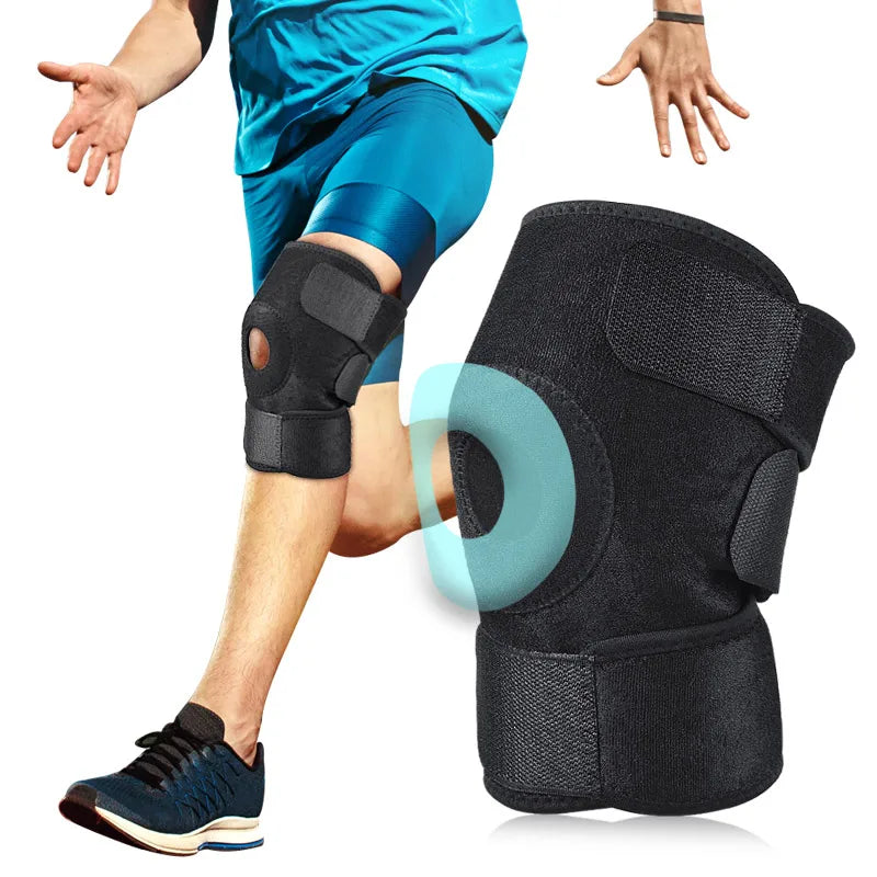 Sports Safety Compression Knee Pads for Outdoor Running and Riding Spring Knee Pads with Protection Support