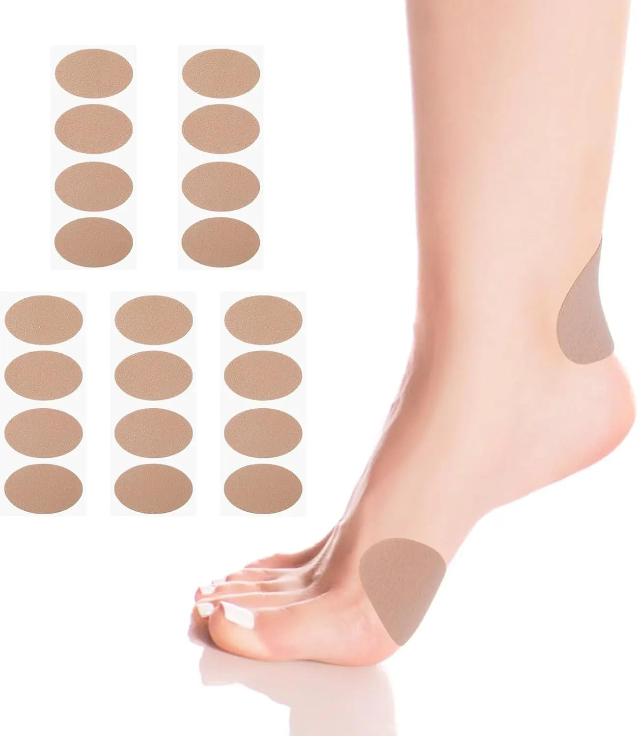 Factory Wholesale Fabric Anti-Wear Heels Pads Reduce Friction Hypoallergenic Health Care Toes Blister Bandages for Foot Care