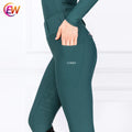 Women Active Silicone Grip Full Seat Horse Riding Clothing Breeches Polyester Spandex Horse Riding Pants