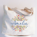 Custom Logo Eco-Friendly Reusable Canvas Cotton Shopping Tote Bag Recyclable Tote Bag for Promotion Gift