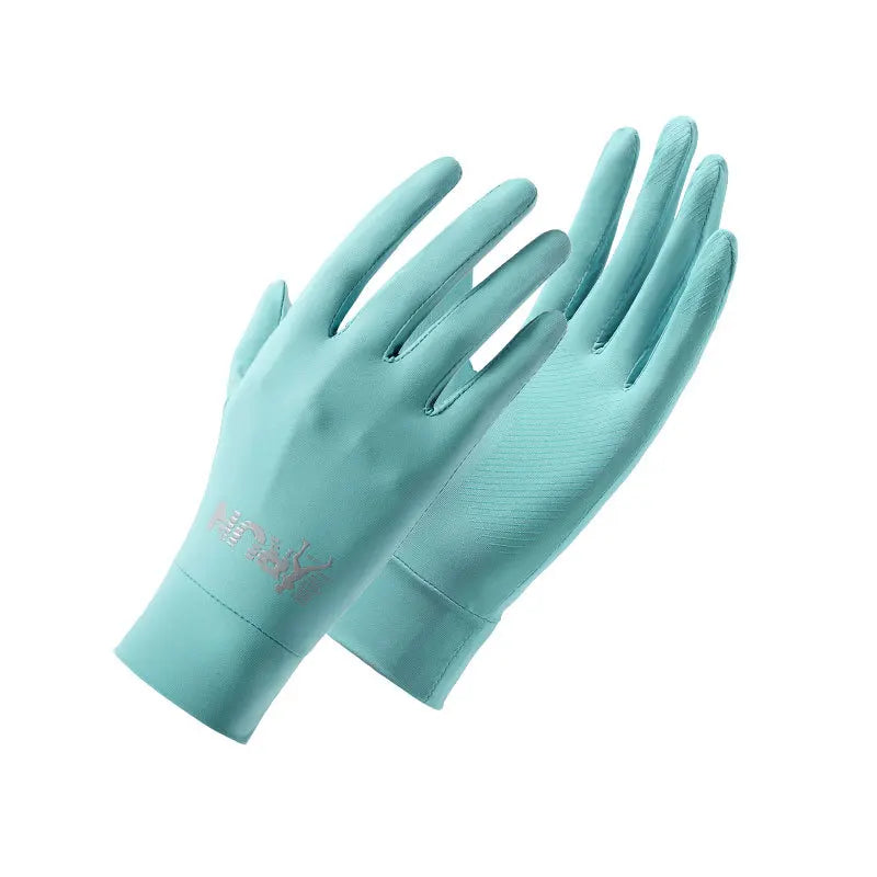 Driving Fishing Full Finger UV protection Touch Screen Cooling Running Workout Gym Lightweight Sun Gloves