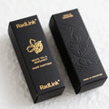 Custom 300gsm Eco-friendly Recycle Black Paper Embossed Logo 3 Pieces Set Perfume Bottle Box Cosmetic Box Packaging