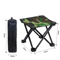 Camping Fishing Hiking Gardening Beach Folding Small Mini Portable Camp Seat Stool with Carry Bag