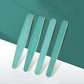 2026 Custom Logo Zebra Nail File Different Grit Washable Half Moon Nail File 80/100/180/240