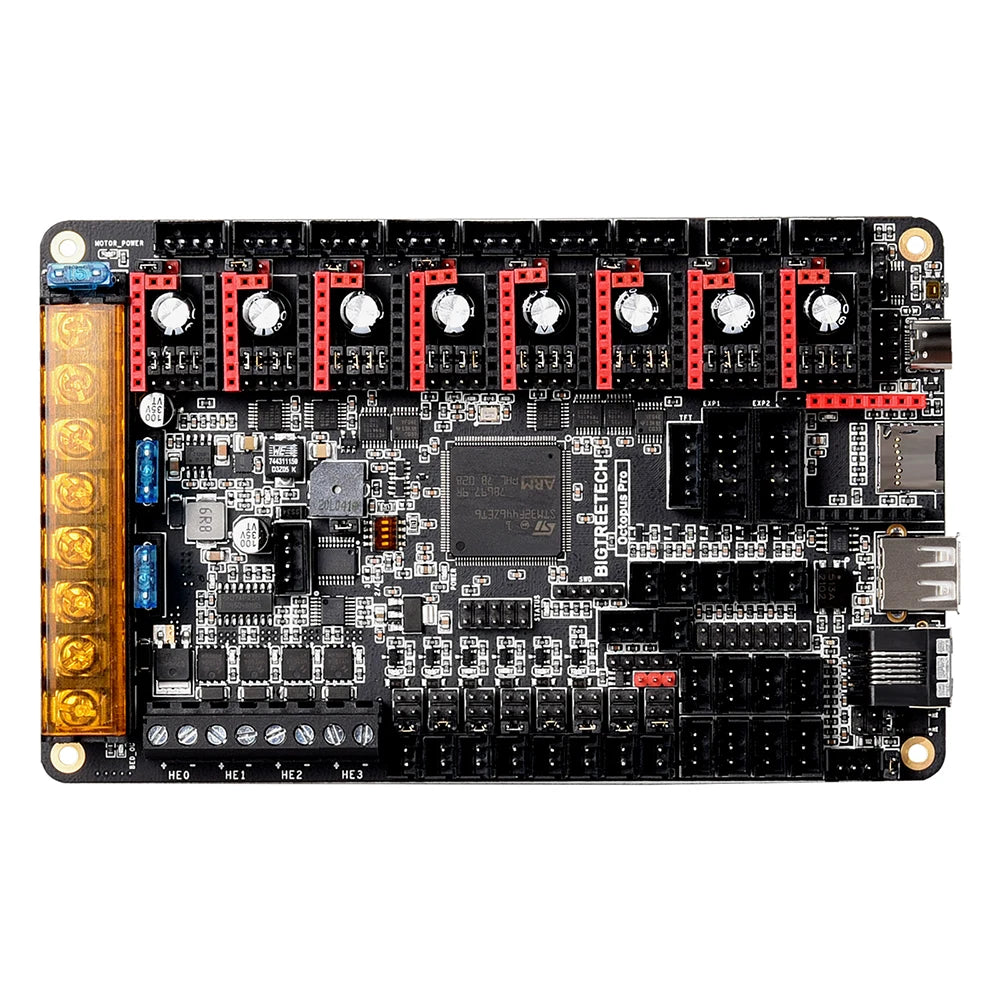 BIGTREETECH BTT Octopus Pro V1.1 H723 32-Bit Control Board Supports 8 Stepper Drivers for High-Speed DIY 3D Printer