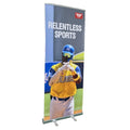 Manufacturers Custom Printed A3 Size Roll up Retractable Banner Display Stand Double Side Pull up Banner with Carrier Bag