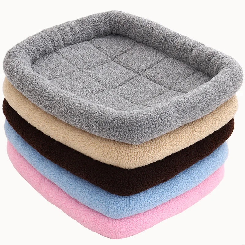 Pet Supplies Kennel Sherpa Fleece Pet Mat Winter Dog Mat Small Medium-sized Dog Winter Warm Cat Kennel