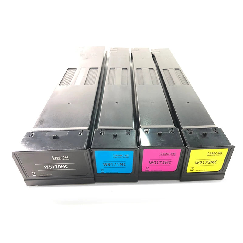 Super Copier Toner Cartridge W9160MC W9170MC for HP Color LaserJet MFP E87740dn E87750dn Cartridges W9171MC W9172MC W9173MC