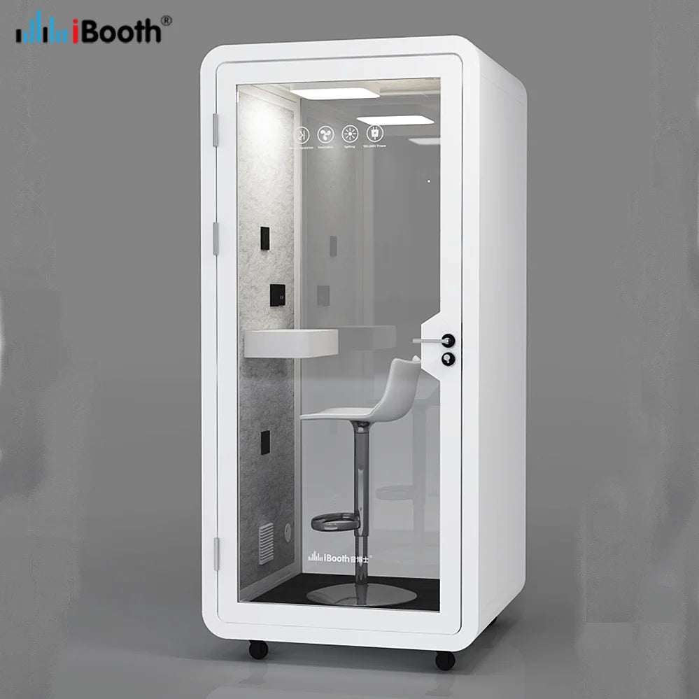 Modern Portable Soundproof Office Public Smoking Room Acoustic Smoking Phone Booth