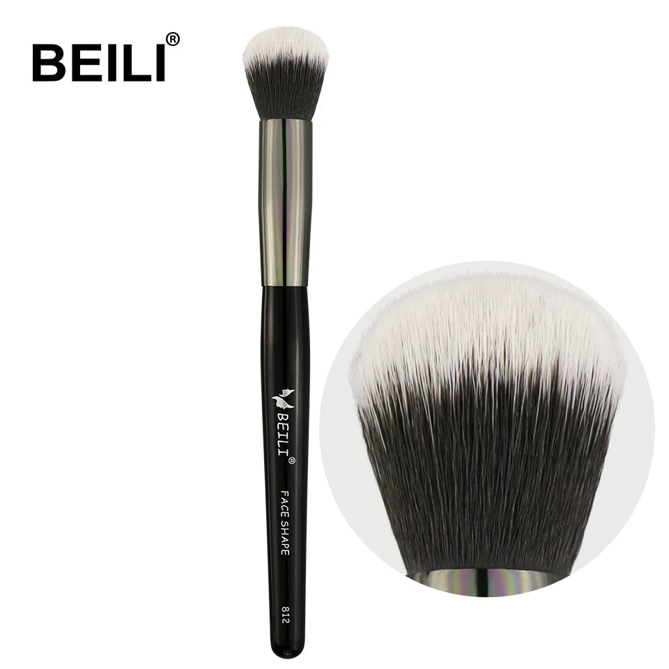 BEILI Customized Logo Single Eye Shadow Brush Vegan Eyeshadow Concealer  Blending Makeup Beauty Brush