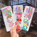 2022 Cute Design Hair Accessories Cartoon Hair Clip Hair Clip Set Kids Rainbow Hairclips for Kid Girls