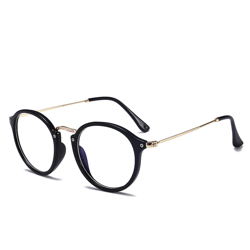 Factory Wholesale Anti Blue Light Glasses Fatigue Radiation Proof Computer Glasses Metal Women Men Eyeglasses Frames