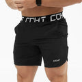 Men's Summer Workout Sweat Shorts Rainbow Sprayed Elastic Waist Training for Fitness Running Sports Low MOQ Casual Fitness Pants