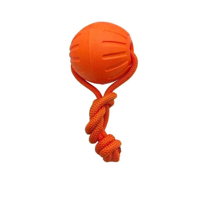 Hot Sales Pet EVA Foam Toys Interactive Dog Floating EVA Dog Ball with Rope