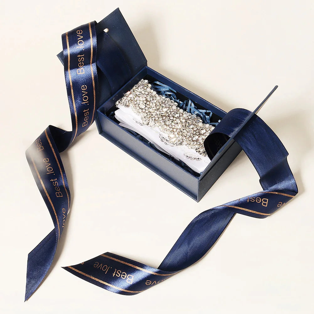 New Blue Folio Gift Box Creative Business Display Gift Box  Packaging High-end Tanabata Birthday Gift Box