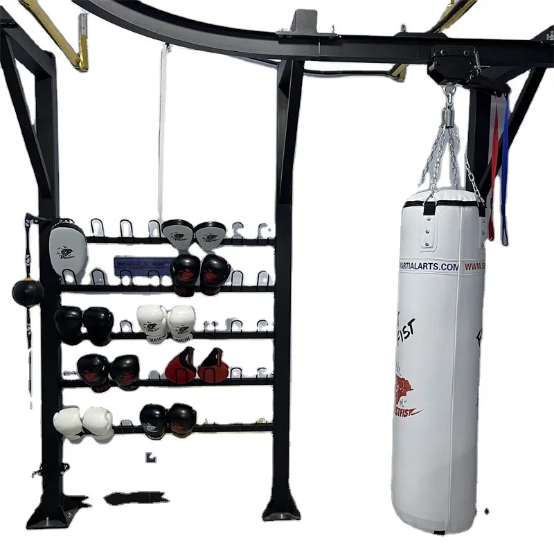 Gym Strength Training Spider Mount Heavy Adjustable Boxing Bag Steel Hanger With Pulley