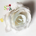 SPR Hot Sale Fabric Flowers Heads Bulk Silk Rose Bud Artificial Flower for Wedding Party Home Decoration