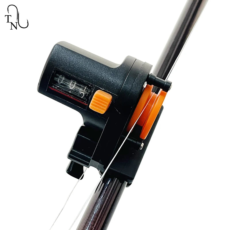 TAKEDO ORJD01 High Quality Plastic Practical Fishing Line Depth Finder Counter Meter Length Gauge Counter Saltwater Freshwater