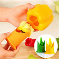 2020 Kitchen Utensil 2in1 Pepper Chili Bell Jalapeno Corer Seed Remover Pepper Chilli Cutter Corer Slicer