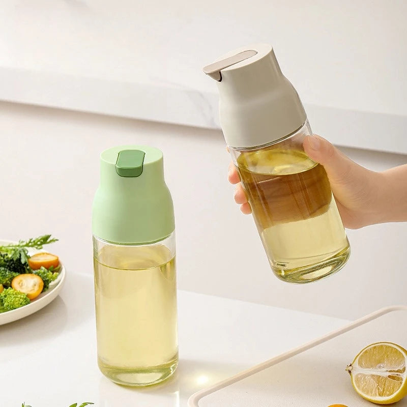 MSH Leak Proof Automatic Opening Lid Big Capacity 500ml Custom Logo Restaurant Oil Jug