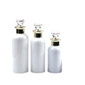 High-End 100ml 120ml 150ml Cosmetics Skincare Packaging Transparent White for Essence Lotion Bottle Essential Oils Screw Cap