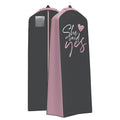 White Black Pink Custom Printed Wholesale Non Woven Wedding Dress Bag Cover Bag With Printed  Logo