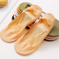 Spring and Summer Ice Silk Boat Socks Cotton Bottom Non-slip Arbitrary Cut Straps Cross Sock Invisible Sock