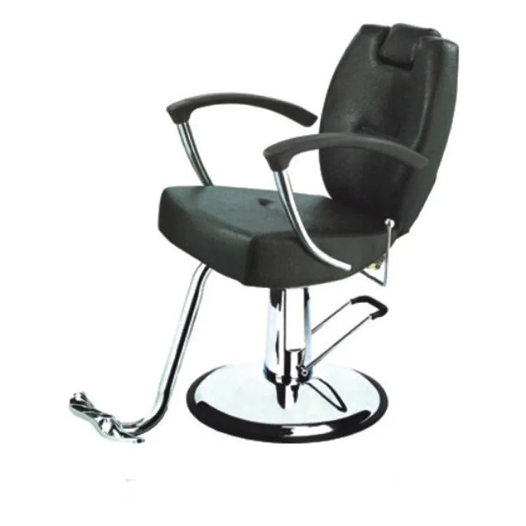 Kisen Modern Barber Chair Black Styling PU Leather Synthetic Leather  for Salon Furniture Barbershop