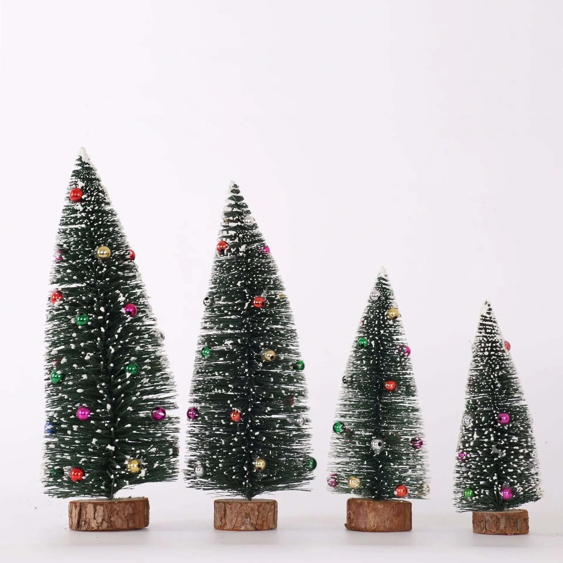 Mini Christmas Tree Decorative Ornament Christmas Decoration Accessories Tabletop Christmas Tree