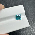 Excellent Quality Princess Cut Loose Gemstone Tourmaline Paraiba Square Lab Stone