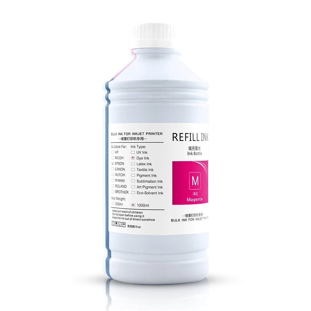 Ocbestjet 1000ML/Bottle 6 Color Sublimation Dye Ink for Epson L1300 Printer