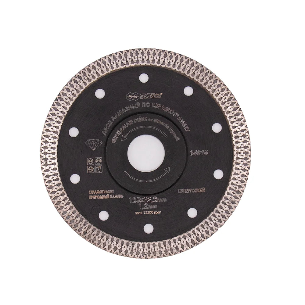 Thin Diamond Circular Saw Blade High Precision Sharp Cutting Ceramic Tile Porcelain Durable Blade Construction Cutting Disc