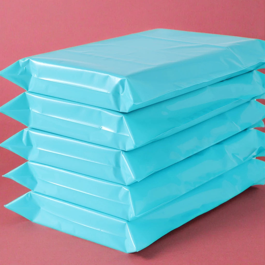50*70cm/19.6*27.5 Inch Packing Polymailer Colors Printed Mail Gradient Clothing Bags Custom Picture Print Poly Mailer