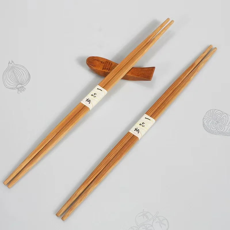 Double Point Bamboo Chopsticks with Paper Sleeves