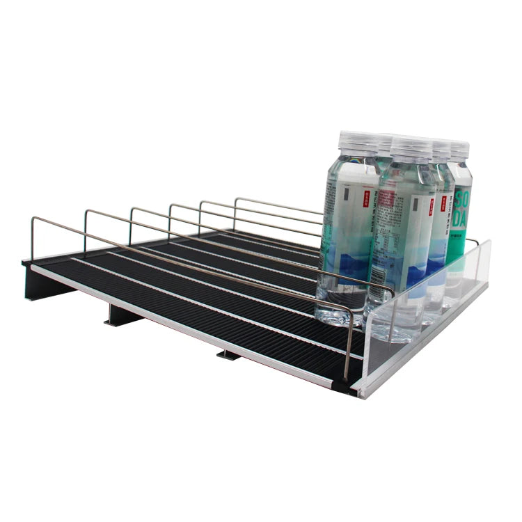 Supermarket Rack Accessory Store Refrigerator Refill Shelf Heavy-Duty Single-Sided Metallic Wholesale Roller Shelves