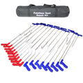 30pcs Professional Car Dent Repair Rod Kit with Tool Bag Hook Tools Rod Kit Car Repair Tools Car Dent Repair Kit