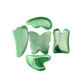 Wholesale Carved Green Aventurine Gua Sha Natural Love Style with Engraving Mascot Carving Technique