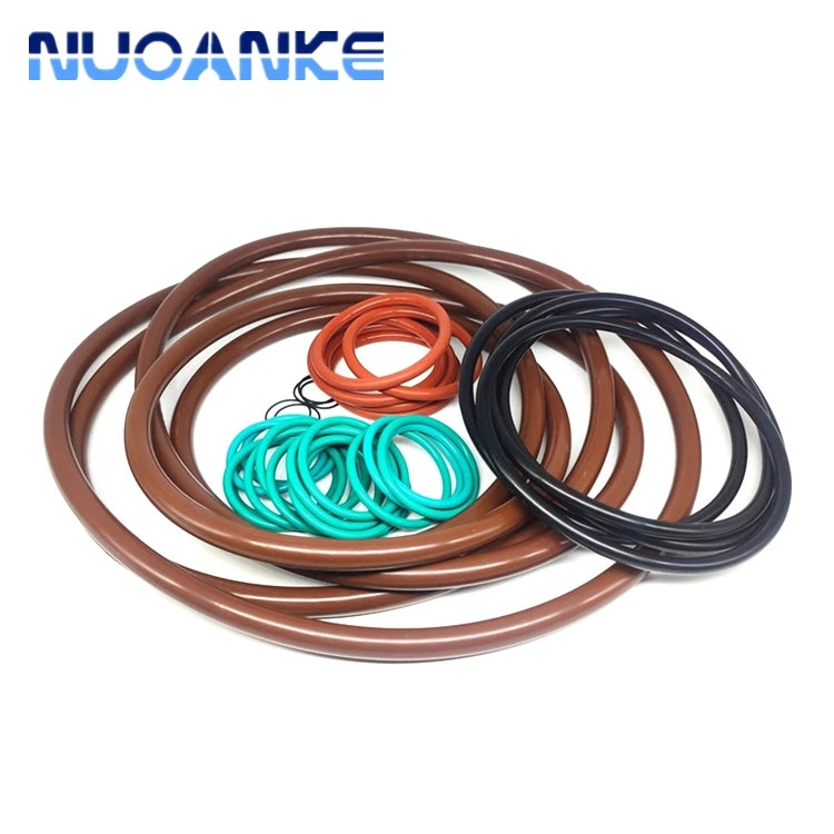 FKM O Ring High Temperature Oil Resistant Corrosion Resistant Rubber O-Ring FKM 75 Shore Black Brown Green FPM ORing Seals