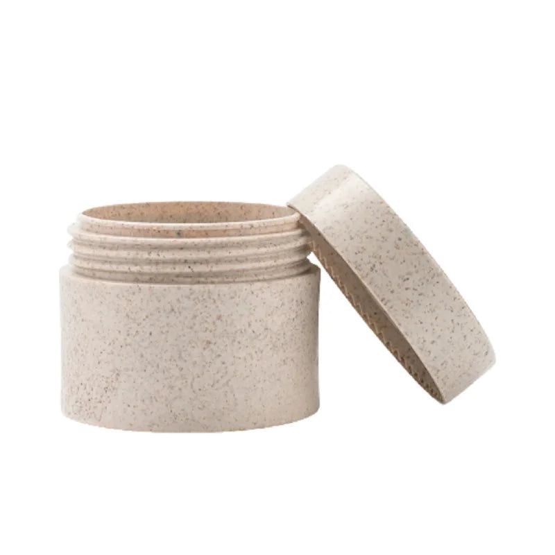 PLA Biodegradable Plastic Jar 50g 100g 250g Pot Eco Friendly Cosmetics Lotion Essence Facial Cream Jar Packaging Container