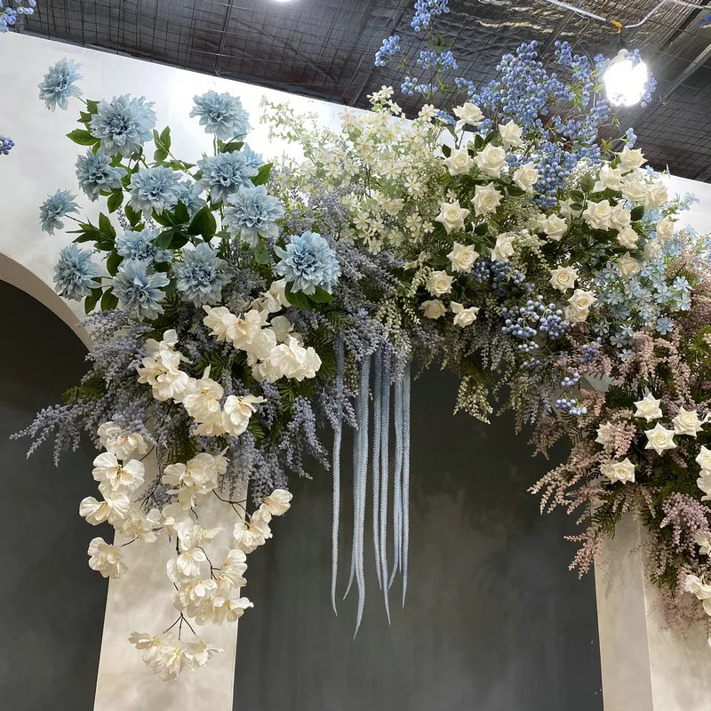 Wholesale New Artificial Hanging Flowers Wedding Decoration Hall Flower Arrangement