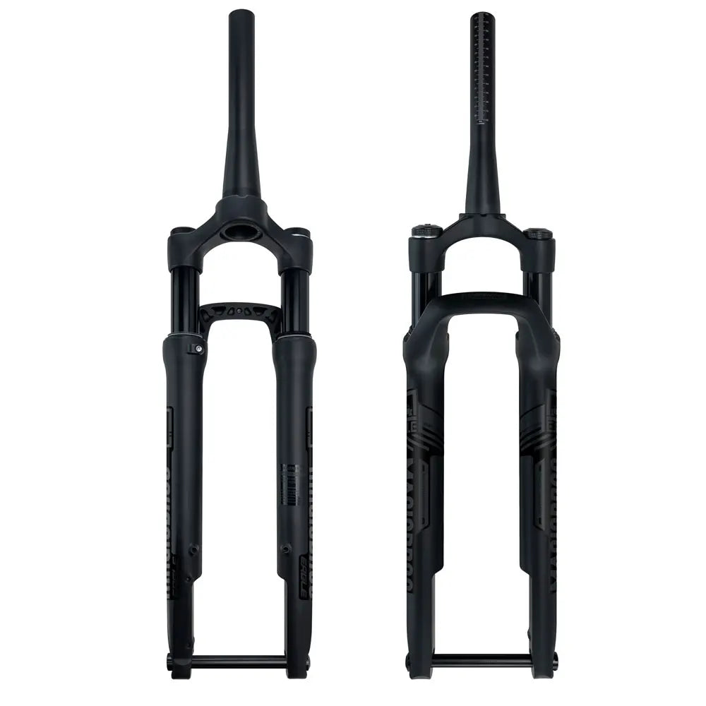 700C Rock Shox Aluminum Front Fork Thru Axle 100*12MM Disc Brake Travel 60MM Air Suspension Road Gravel Bicycle Fork
